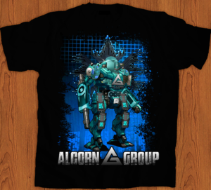 Heavy metal band style t-shirt for cyber security company | T-shirt Design by creative gravity