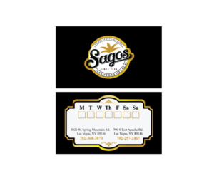 Business Card for Beach theme sports bar called SAGOS | Visitenkarten-Design von Buck Tornado