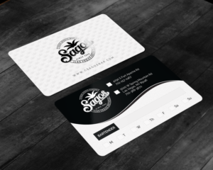 Business Card for Beach theme sports bar called SAGOS | Visitenkarten-Design von chandrayaan.creative