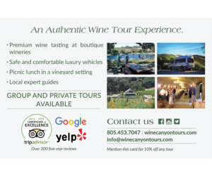 Flyer Design by ngan.ng.bacterium for Wine Canyon Tours | Design #17922536