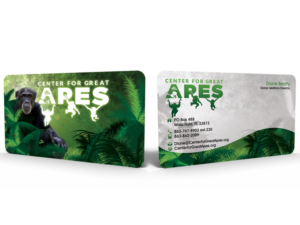 Center for Great Apes Business Card Project | Business Card Design by Hardcore Design