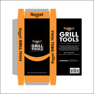 PGS9184 4PC BBQ TOOL SET PACKAGING DESIGN | Packaging Design by said.tempo