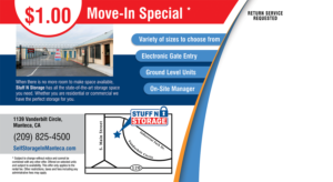 Self Storage Postcard | Postcard Design by Akshar Shailesh