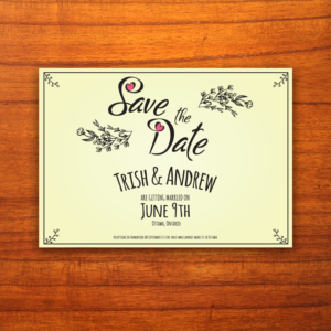 Save the date for wedding | Flyer Design by SAI DESIGNS