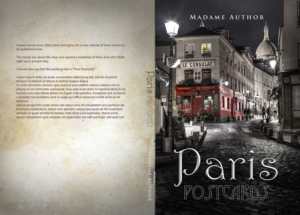 Paris short stories book cover | Book Cover Design by illuminati-design