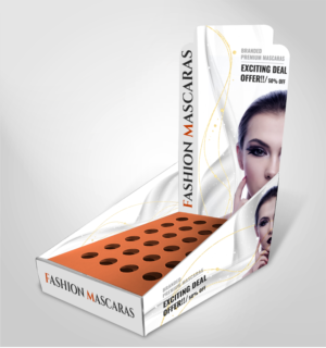 24 piece designer mascara POS display for hypermarkets | Verpackungs-Design von SAI DESIGNS