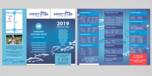 Fish Farm needing 3 - Fold Flyer / Price List designed | Flyer Design by Taya Bright