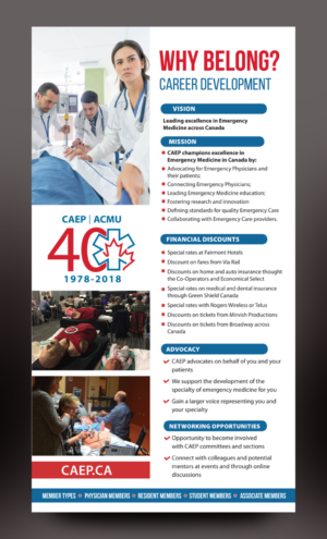 Canadian Association of Emergency Physicians Membership Poster Design | Poster Design by rkailas