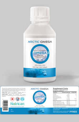 Nutritional Supplement Label Design | Label Design by 55rova