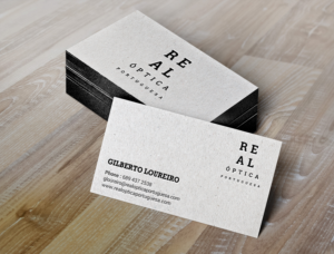 Real Óptica Portuguesa - business card | Business Card Design by chandrayaan.creative