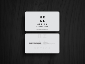 Real Óptica Portuguesa - business card | Business Card Design by alex_etel