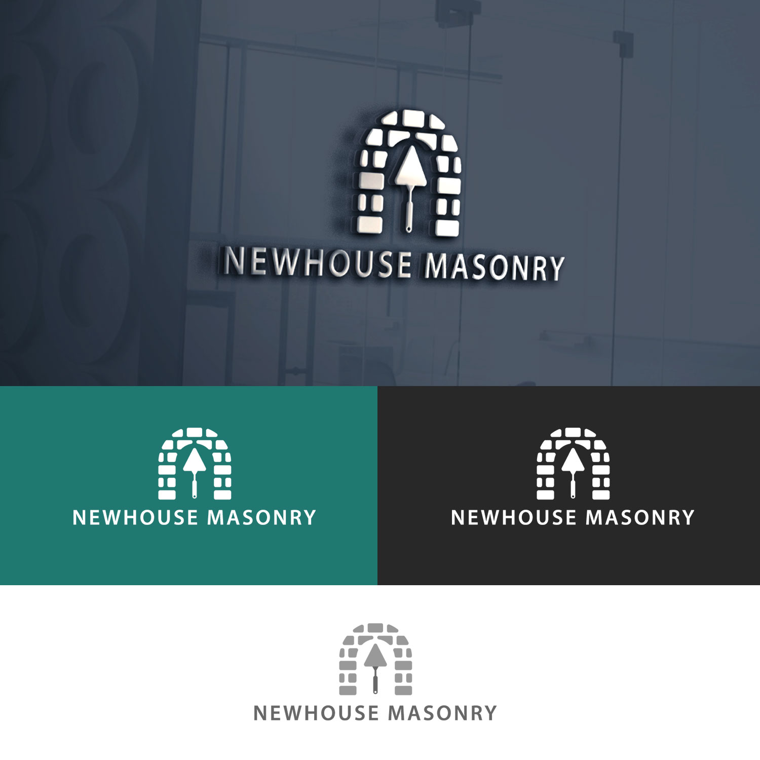 Logo Design by oomardesigns for Newhouse Masonry | Design #17852954