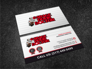 Garage Door Doctor need professional looking business card printed on plastic, Commericial, Industri | Business Card Design by Atvento Graphics