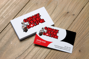 Garage Door Doctor need professional looking business card printed on plastic, Commericial, Industri | Business Card Design by JK18