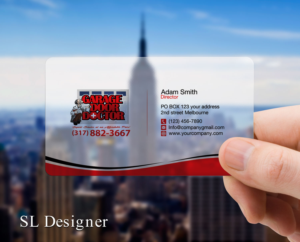 Garage Door Doctor need professional looking business card printed on plastic, Commericial, Industri | Business Card Design by SL Designer