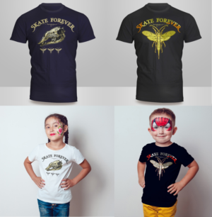 Girls/boys skaterboard shirt for little kids | T-Shirt-Design von Kero