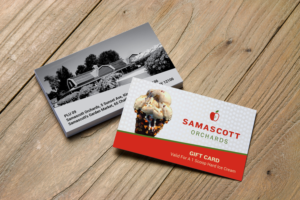 Family farm needs a Ice Cream gift card designed for our store | Visitenkarten-Design von JK18