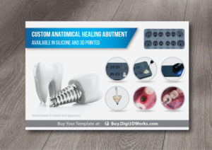 Custom Anatomical Healing Abutment Flyer | Flyer Design by alex989