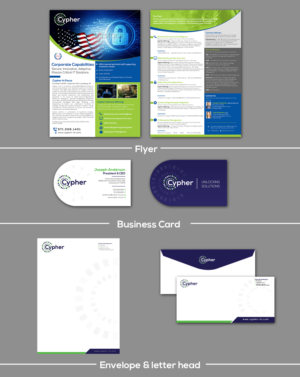 Redesign/Messaging Corporate Capabilities Brief and Statement and Business Cards * | Flyer Design by Schöpfer