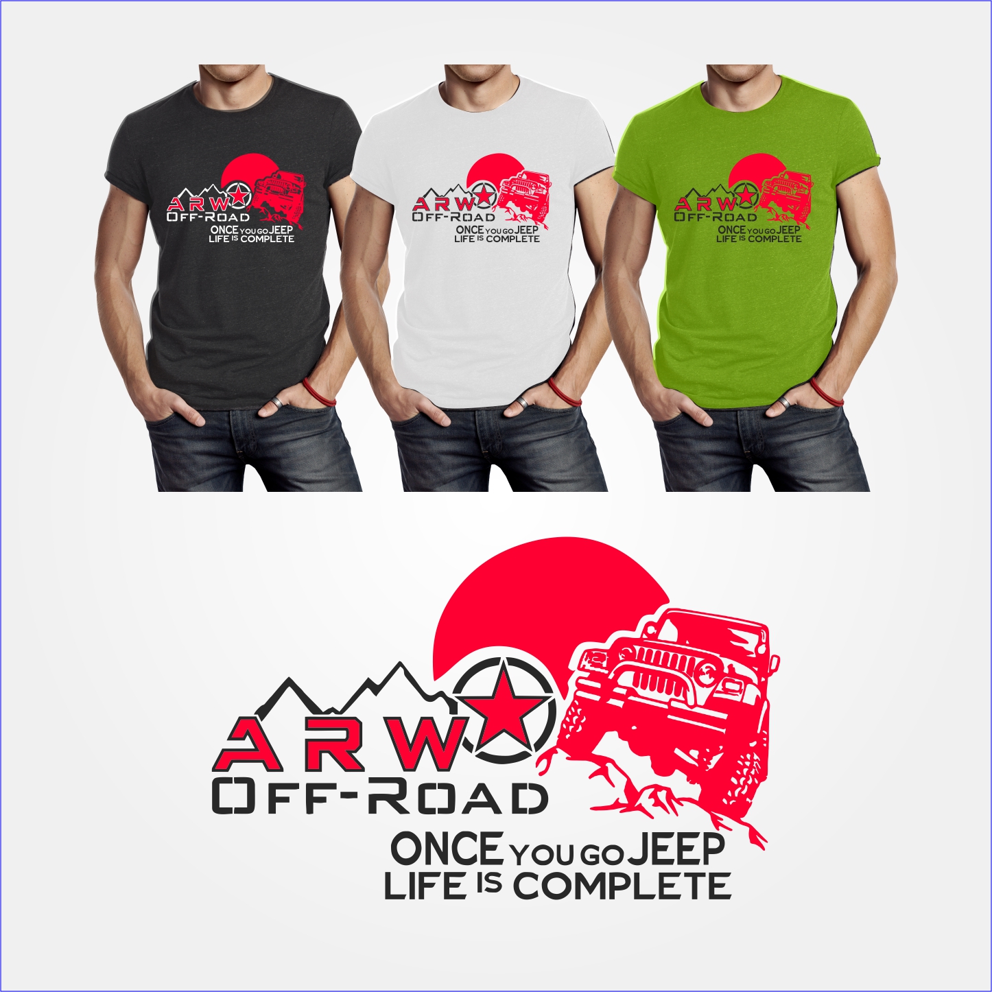 T-Shirt-Design von dmoeksa für ARW Offroad & Performance | Design #17929723