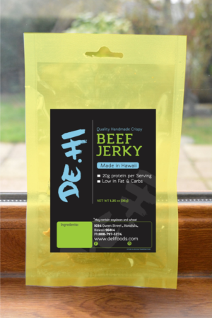 Crispy Jerky Packaging for DE.HI | Verpackungs-Design von fumbh.designs