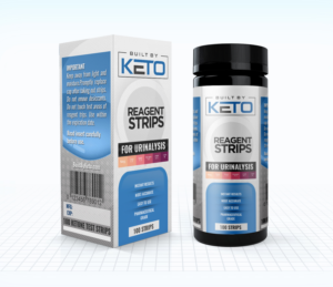 Design a Ketone Test Strip Label and Box for Built By Keto | Packaging Design by SAI DESIGNS