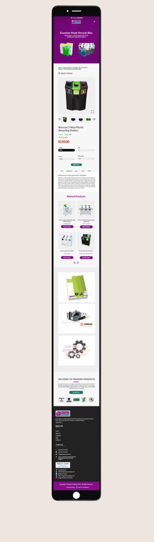 Homepage, Product & Category pages for E-commerce website | Web Design by bdesigner9