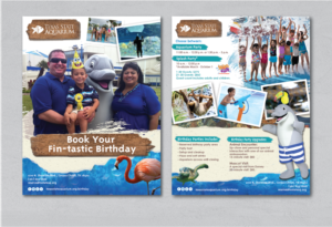 Birthday Party Flyer for Aquarium | Flyer-Design von alex989