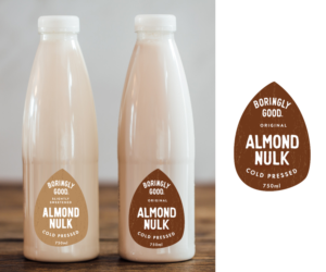 Our Almond Nulk needs new labels and logo as good as the product itself - the ultimate nut milk | Packaging Design by Bittersweet