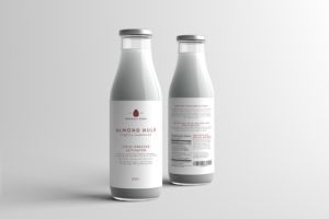 Our Almond Nulk needs new labels and logo as good as the product itself - the ultimate nut milk | Packaging Design by Ted Vesania