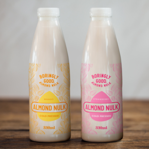 Our Almond Nulk needs new labels and logo as good as the product itself - the ultimate nut milk | Packaging Design by Trang cyp