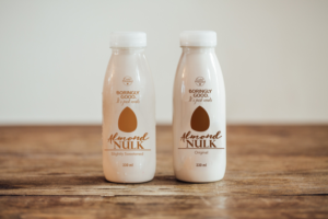 Our Almond Nulk needs new labels and logo as good as the product itself - the ultimate nut milk | Packaging Design by Sonnet Arts