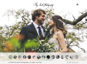 wedding photography website for top wedding photographer | Web Design by bdesigner9