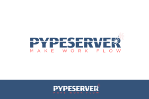 PYPESERVER: MAKE WORK FLOW | Logo Design by jaime.sp