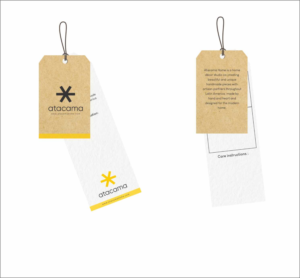 Atacama Home- Hang tags for Modern Handmade Home Decor products  | Packaging Design by fumbh.designs