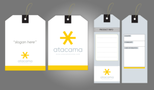 Atacama Home- Hang tags for Modern Handmade Home Decor products  | Packaging Design by paulkanjosh