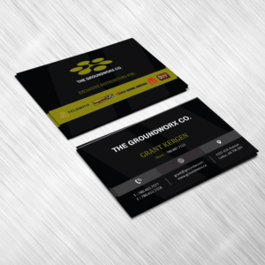 Groundworx Business Card Design | Visitenkarten-Design von Creative Jiniya