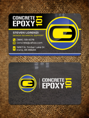 I am a new company with the latest technology in the concrete polishing business | Business Card Design by Sandaruwan