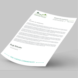 Retirement Community Letterhead design needed to include our new logo | Stationery Design by Expert Designer