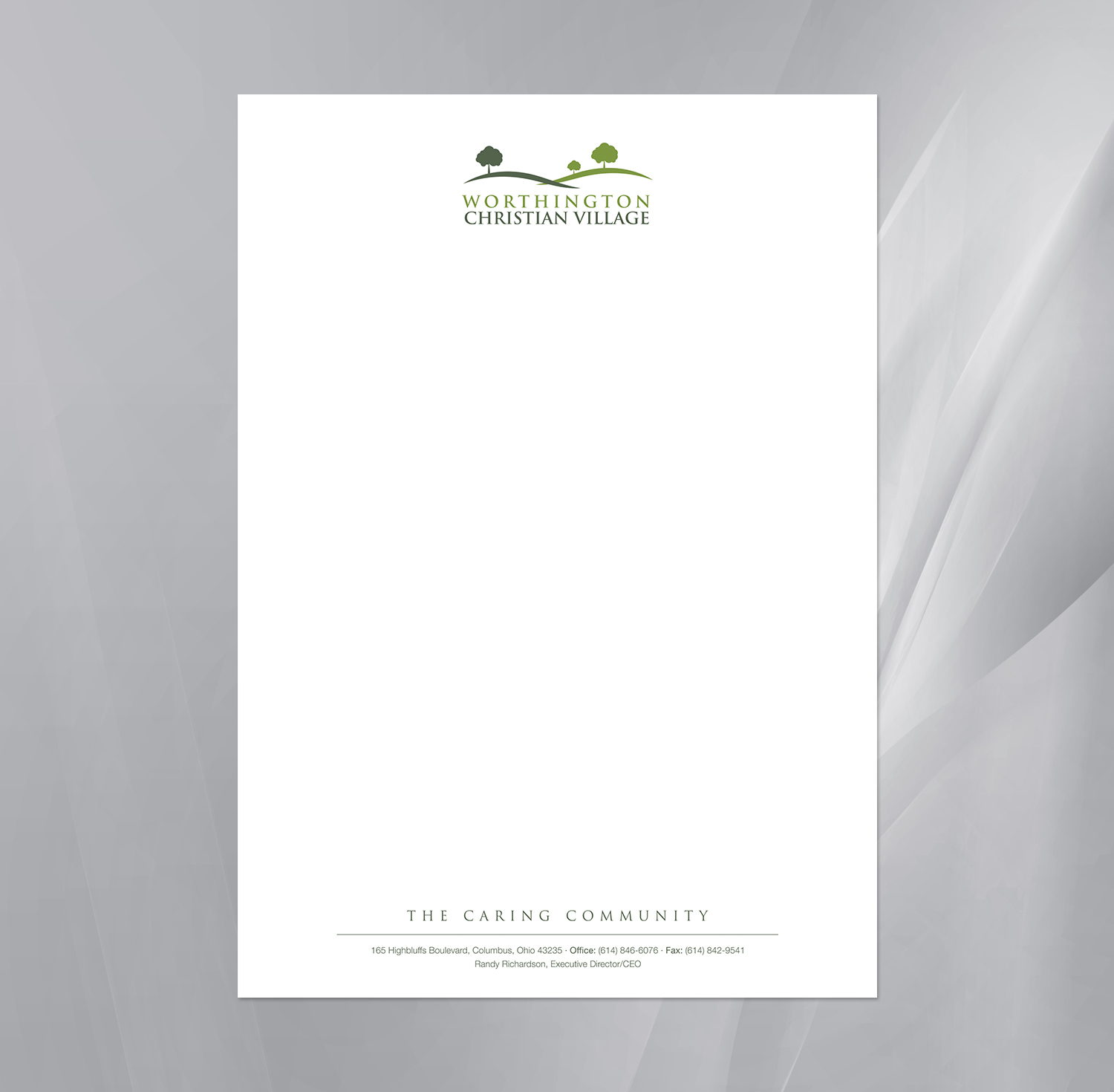 Stationery Design by logodentity for Worthington Christian Village | Design #18016851