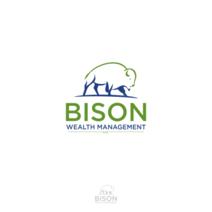 Bison Wealth Management, LLC | Logo Design by Basksh Designs