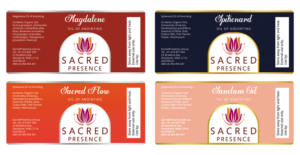 Sacred Anointing Oils need new label | Packaging Design by maricreatives