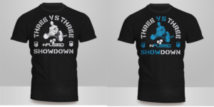 Three vs Three Showdown | T-Shirt-Design von Kero