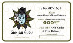 Ganjah guru- referral cards for new customers  | Visitenkarten-Design von Hardcore Design