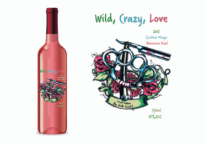 New Grungy Wine label needed for Central Otago Rosé  | Packaging Design by Sophie DL