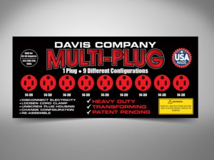 Heavy Duty Electrical Plug Label Design | Label Design by Priyo Subarkah