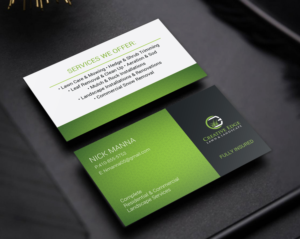 Business Card for Creative Edge Lawn & Landscape | Business Card Design by RGraphic