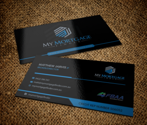 business card for My Mortgage Finder | Business Card Design by Riz'