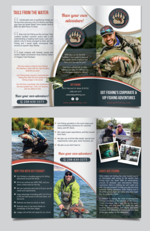 Got Fishing - World Class Fishing Adventures needs a one of a kind Flyer/Brochure  | Flyer Design by alex989