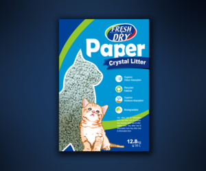 Fresh'nDry Cat Litter Logo/Package Concept | Packaging Design by Gayan